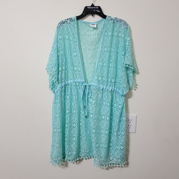 Wave Zone Other - Ocean Blue Swimsuit Cover-Up Plus Size 2X